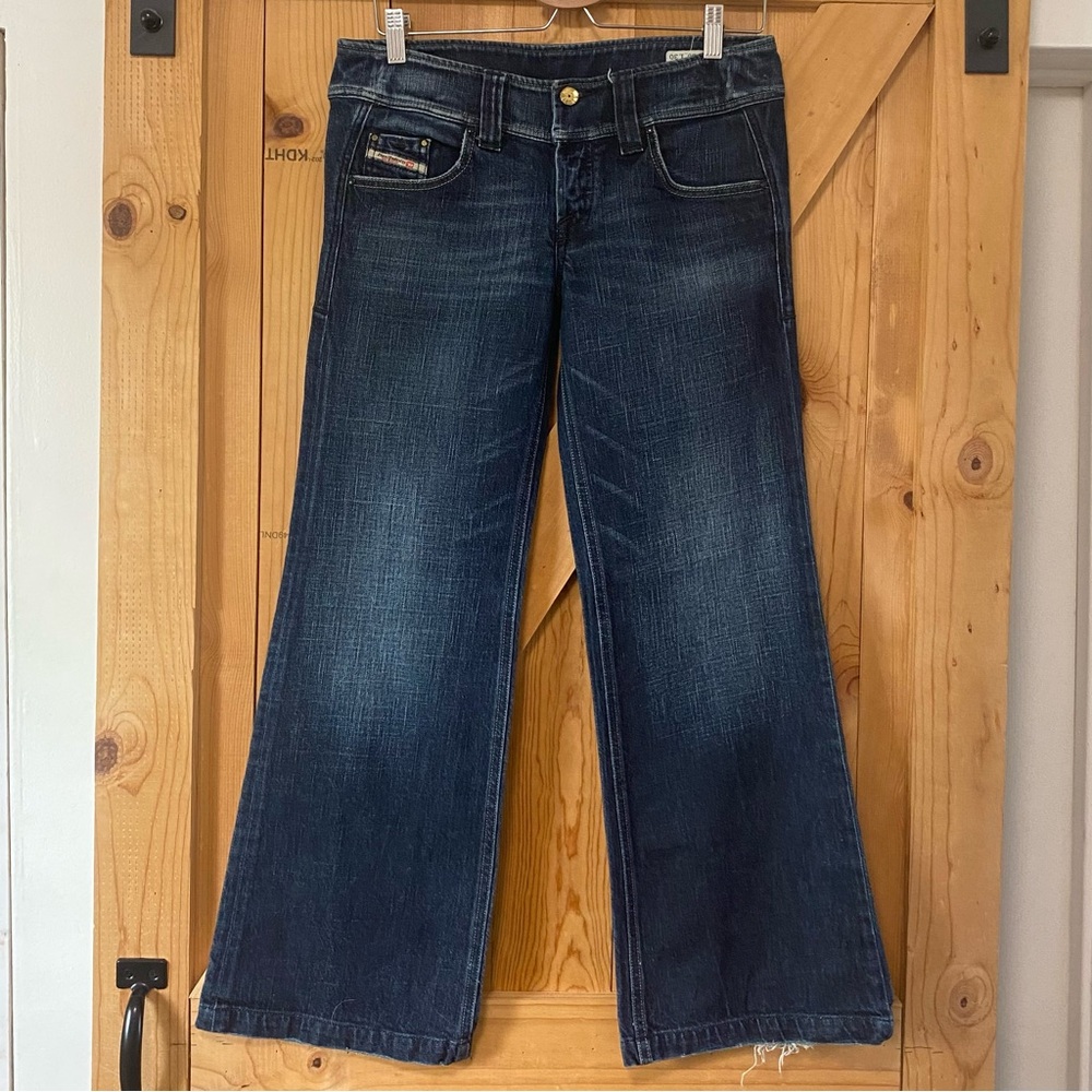 Diesel Womens Lambry Flare Jeans
